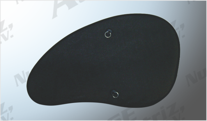CORTINA LATERAL REFORZADA UNIVERSAL DE MANGO NEGRA (30 x 39 cms) NACIONAL